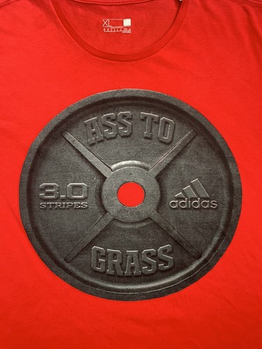 Shirt adidas haltères ass - t-shirt,