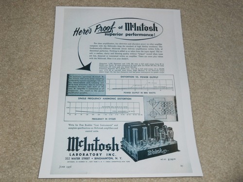 Mcintosh tube ampliifer - mcintosh,
