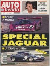 AUTO HEBDO n°777 du 07/05/1991 : Jaguar - SWC Monza - Tour de Corse - Sainz
