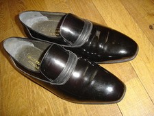 BALLY FRANCE MATIGNON Chaussures homme occasion cuir vernis T 7 / 41  Réf.  C12
