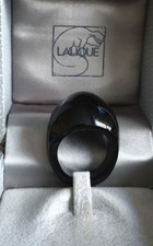 Bague Lalique Cabochon Noire Taille 54