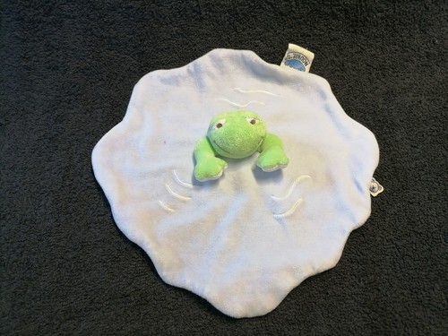 Doudou plat grenouille verte - doudou,