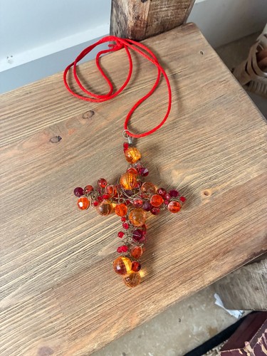 Grand pendentif croix - , en