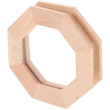 Fenêtres de Maison de Poupée en Bois Cadre de Fenêtre Octogonal Miniature 112...