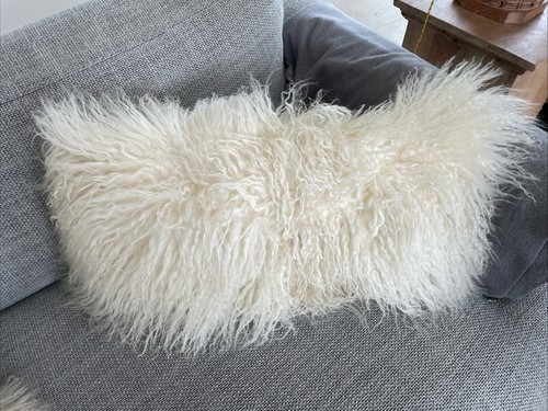 Coussin peau mouton - coussin,