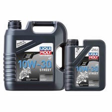 5 L Liqui Moly Huile Moteur Moto 4Tact 10W-30 Street API SN Plus JASO MA2