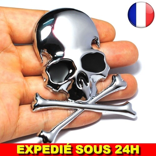 Logo métal crâne - logo,