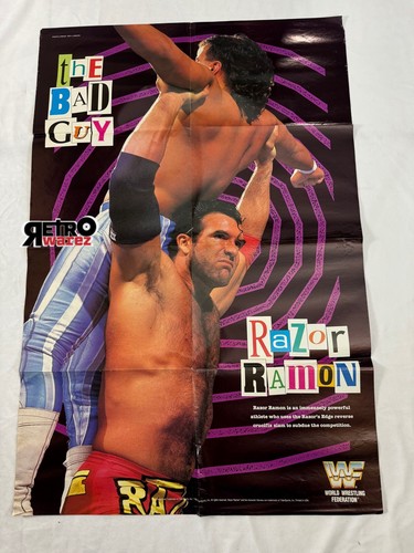 1993 wwf razor ramon poster - 1993, ds