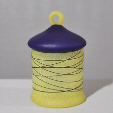 Boîte vintage en pate de verre design post-moderne 1990s Memphis