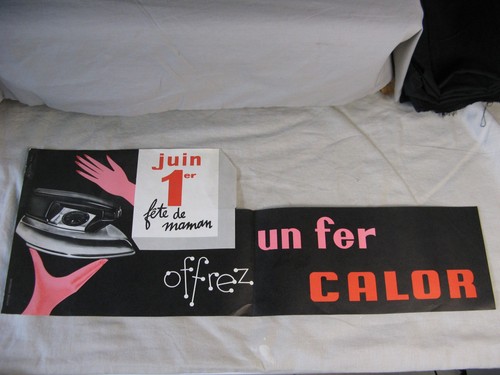 Rare affiche publicitaire - rare,