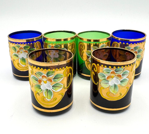 Petits verres couleurs - 6,