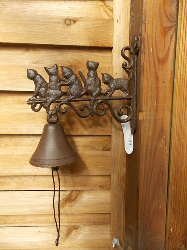 Cloche chats fonte - cloche, 5