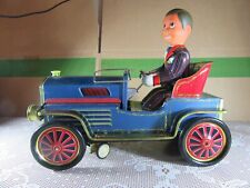 A313 Vintage 1965 ME 074 Chine Happy Driver Jouet Tôle Battery Operated