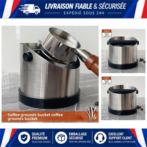Boîte marc café inox - boîte,