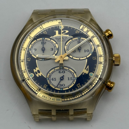 Vintage swatch montre chrono - swatch,
