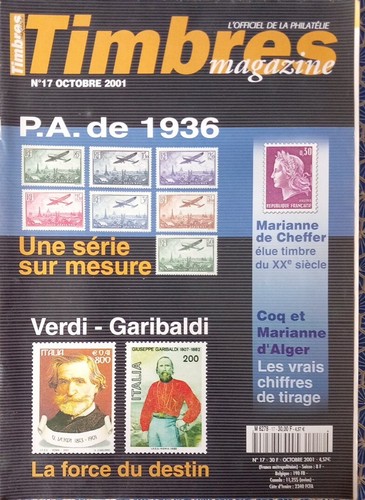 Timbres magazine poste - n°17,