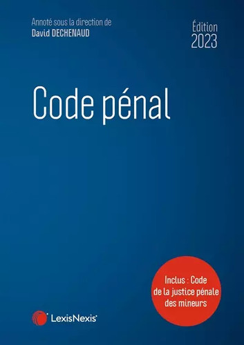 Code pénal 2023 david - pénal, 2023,