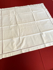 Ancienne taie d oreiller brodée 67 x 67