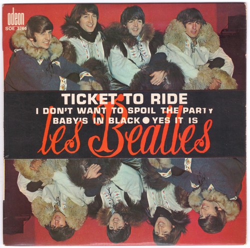 Les beatles ticket - ticket, ride