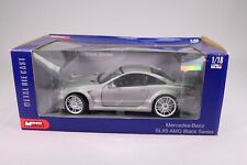 LE198 MONDO MOTORS Voiture 1/18 1:18 Mercedes Benz SL65 Black series silver