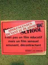 Affiche Cinéma pour film pornographique film sensuel amusant decontractant
