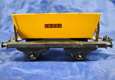 SERIE HORNBY WAGON BENNE BASCULANTE ECARTEMENT O MECCANO PARIS 2 ESSIEUX