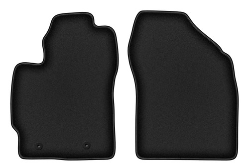Tapis avant velours noirs