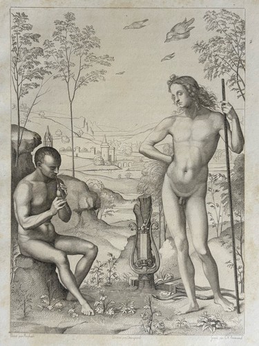 Raphaël gravure eau forte - gravure,