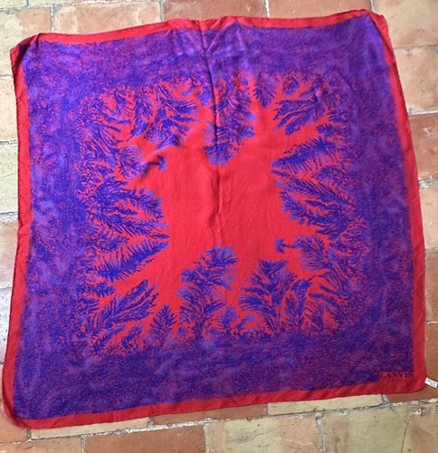 Foulard carré lanvin - foulard,