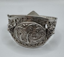 Ancien bracelet Berbère-  argent massif - 28,6 g