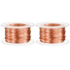 2pcs Fil Alu 0.8mm 98.5ft Anodisé Rose Doré pour Bijoux DIY