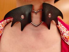 Collier PUNK Heart Wing CHOKER