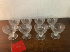 7 verres à eau modèle Marillon en cristal de Baccarat (prix à la pièce)