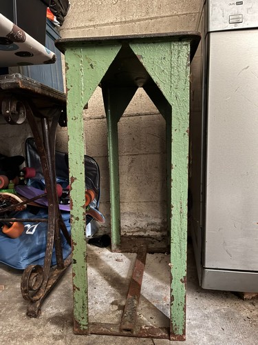 Meuble industriel vintage vert
