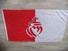 DRA019   DRAPEAU VENDEE  VENDEEN   60X90 CM   NEUF AVEC  OEILLET  DE  FIXATION