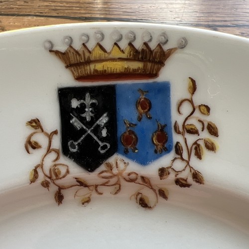 Assiette mariage armoiries - mariage,