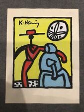 Keith haring ancien rare dessin drawing Orlinski brainwash invader jonone arman