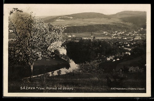 Carte postale sázava saz - carte,