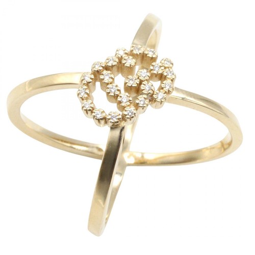 Bague diamant gucci running - diamant, gg