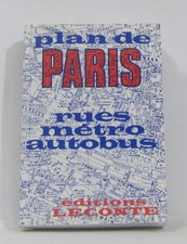 Plan de Paris rue métro et