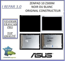 Ecran Complet Asus ZenPad 10 Z300M (P00C) Noir/Blanc lcd+vitre tactile 10.1"