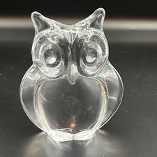 DAUM FRANCE CHOUETTE HIBOU CRISTAL