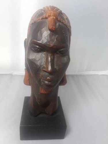 Statue bust solid wood hand - statue/bust,