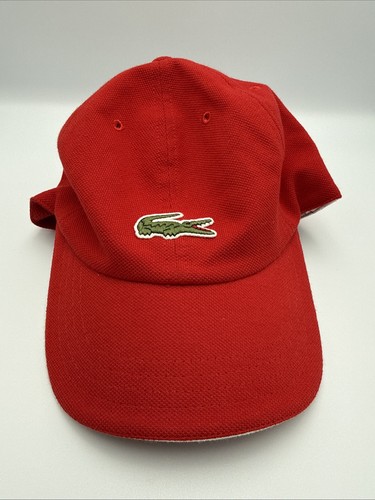 Lacoste red baseball cap - lacoste,