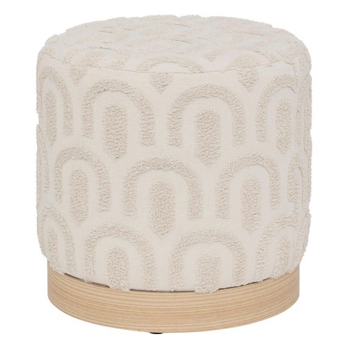 Pouf motif tufté copas - pouf, 38cm