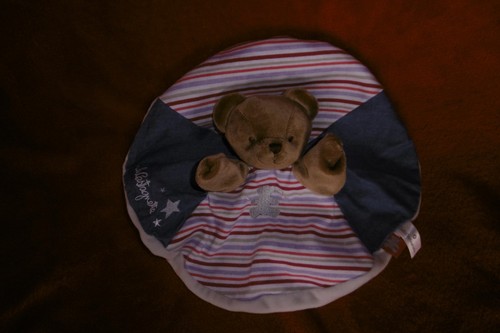 Doudou plat rond marionnette - rond,