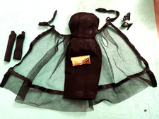 Barbie VTG tenue BLACK MAGIC #1609 robe fourreau+cape , Mattel 1964- accessoires