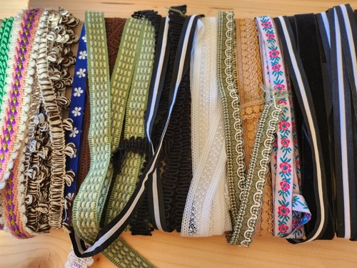 Lot dentelle galon - , vintage