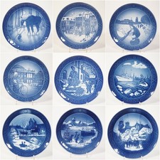 Royal Copenhagen 1957-2019 Assiette de Noël Porcelaine Collection Noël Plaques