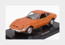 1:24 EDICOLA Opel Gt 1900 Coupe 1970 Orange 4RUOTE038-ABQUA038